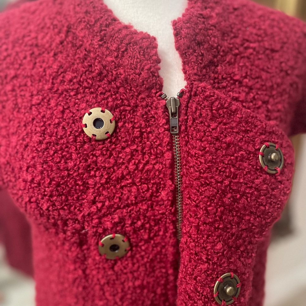 Free People Boucle Lambswool
Mohair Boucle Berry Dress Sz XS - Picture 9 of 12